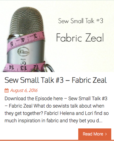 Clothes Making Mavens podcast episode 3: Sew Small Talk - Fabric Zeal
