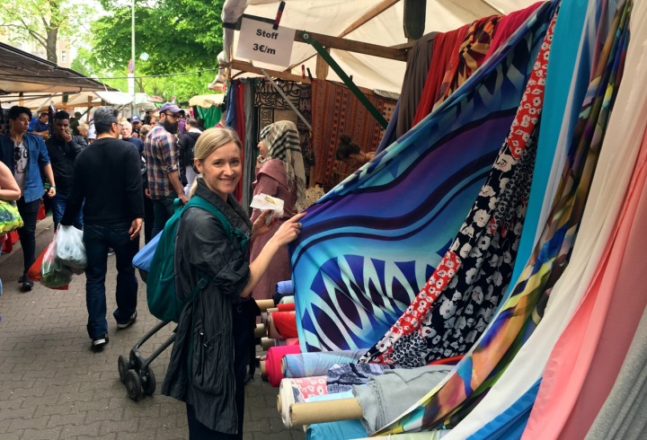 Turkish market Berlin - fabric