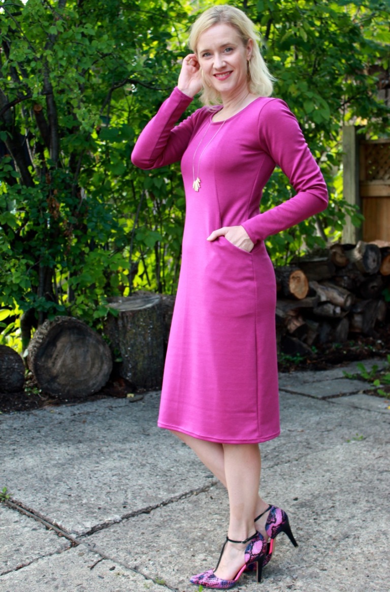 Sewcializing and the Heather Dress – Frivolous At Last